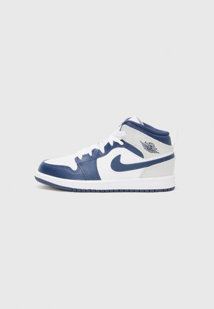 JORDAN 1 UNISEX - High-top trainers - white/midnight navy/neutral grey