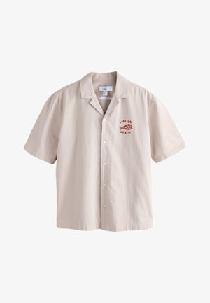 Next, REGULAR FIT - TEXTURED SHORT SLEEVE SHIRT . - Shirt - white lobster