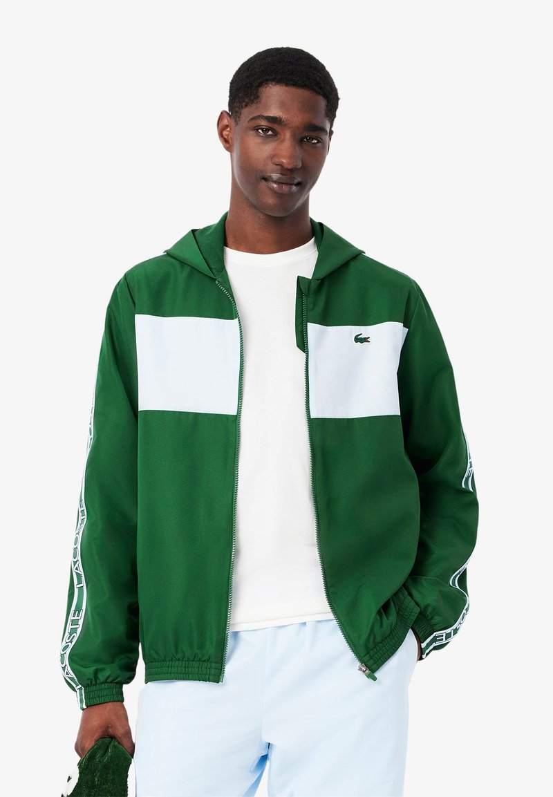 Lacoste Sport - TENNIS JACKET - Trainingsvest - vert   bleu clair hai, Vergroten
