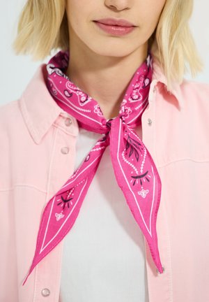 Street One Studio, BANDANA IN DIAMANTFORM MIT PRINT - Šátek - simply pink