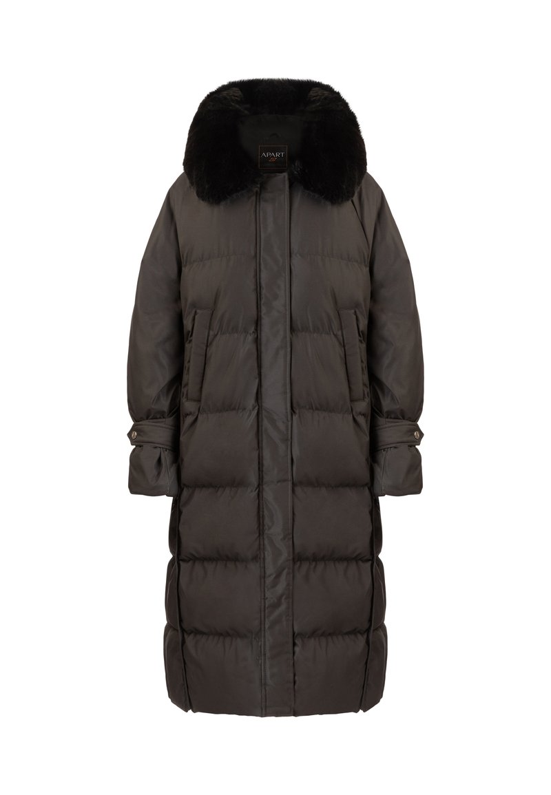 Apart Wintermantel zwart