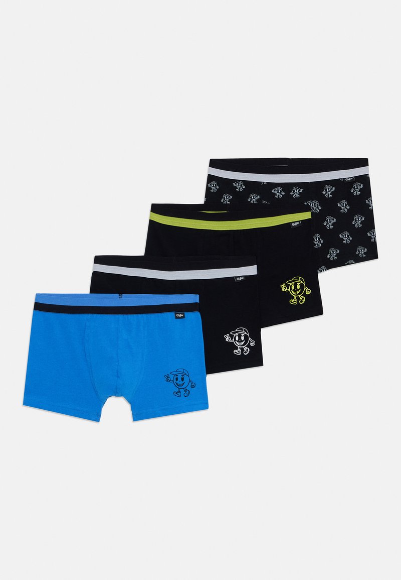 Buffalo 4 PACK - Hlače - black