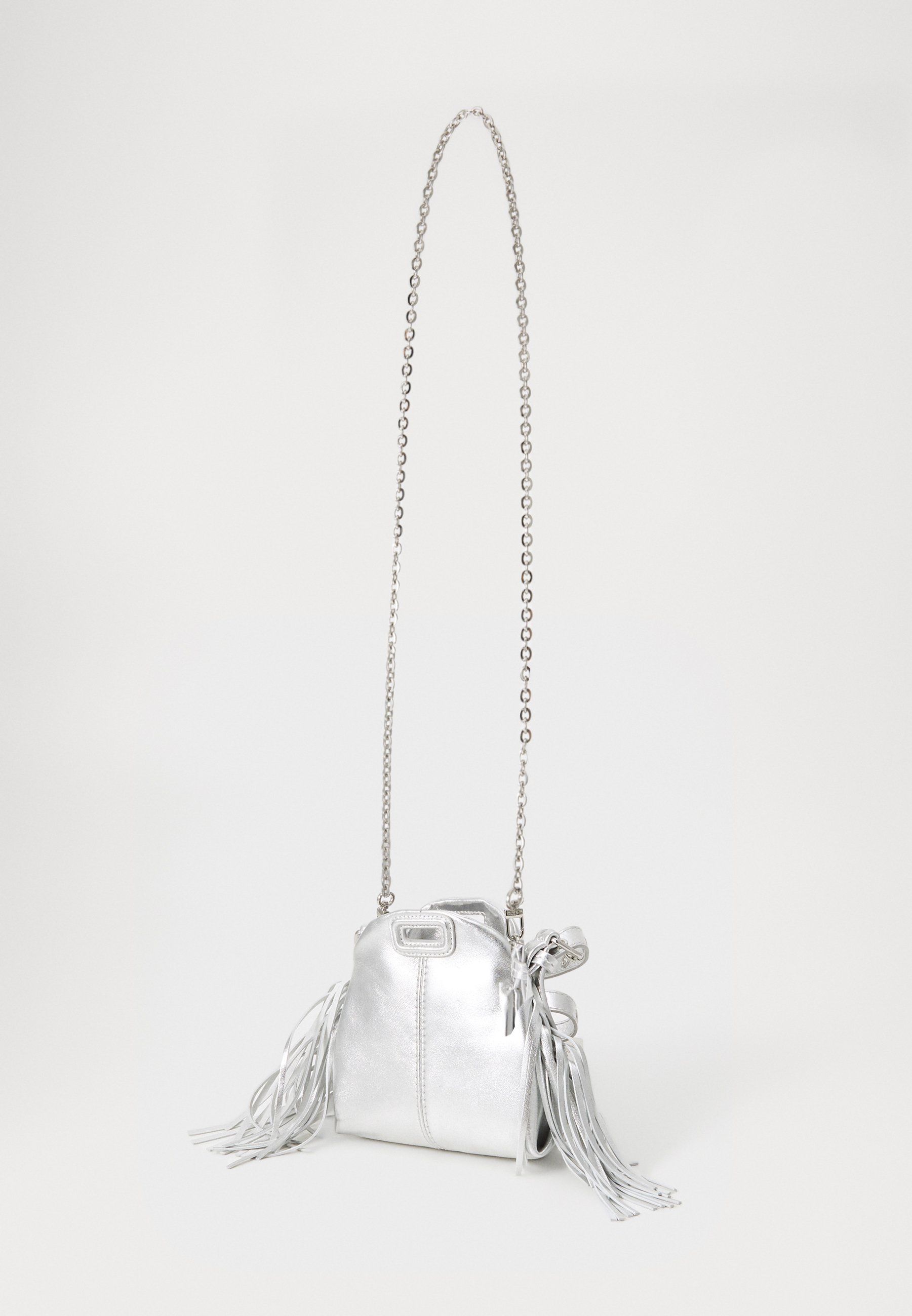Maje MISSMMICROMETAL - Sac à main - argent/argenté - ZALANDO