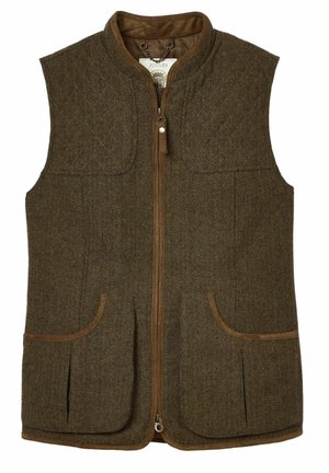 Tom Joule REGULAR FIT - CAWTHORNE TWEED GILET - Weste - brown