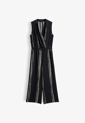 someday., LOOSE FIT STRIPED - Jumpsuit - black