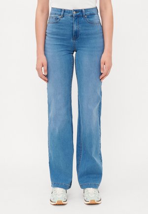 ONLMADISON ROYAL  - Wide leg - medium blue denim