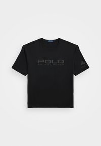 CLASSIC FIT LOGO JERSEY T-SHIRT - Apdrukāts T-krekls - black