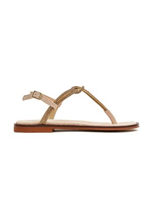 GRECA BRILLANTE - Sandalias de dedo - dorado