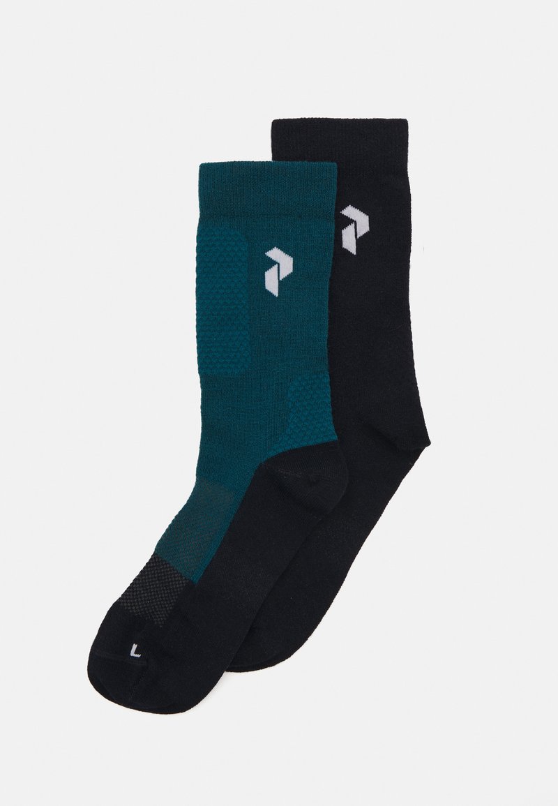 Peak Performance HIKING SOCK UNISEX 2 PACK - Calcetines de deporte - infinity teel/salute blue