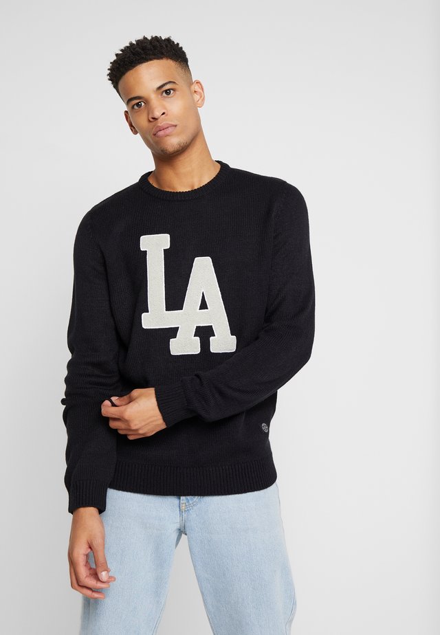 CHICAGO CREW NECK - Neule - black