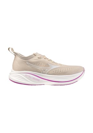 Mizuno NEO ZEN 2 - Scarpe da corsa su strada - summer sand/white/cattleya orchid