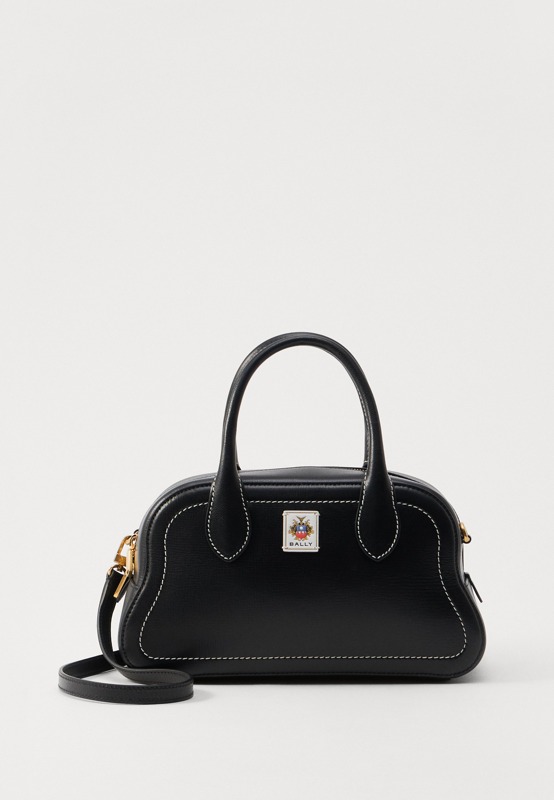 Bally UNDA SATCHEL - Handbag - black/oro/black - Zalando