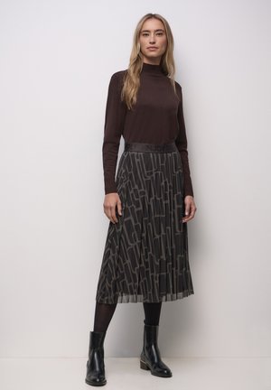 Jupe trapèze - braun