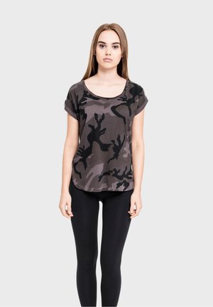 CAMO  - T-shirt con stampa - black