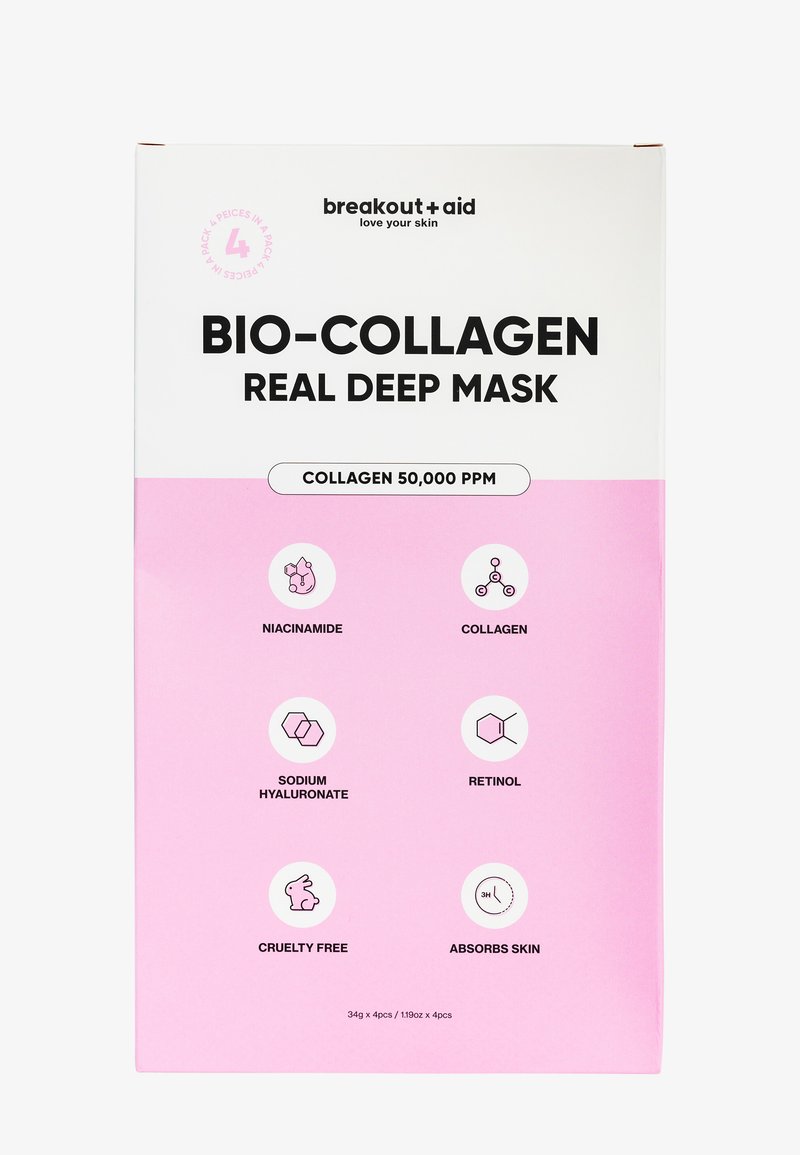 Breakoutaid BIO-COLLAGEN REAL DEEP MASK - Kasvonaamio
