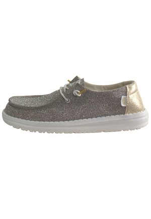 WENDY STRETCH CANVAS - SLIP-ONS - Sportieve veterschoenen - oro
