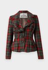 DRUNKEN JACKET - Blazer - red/green