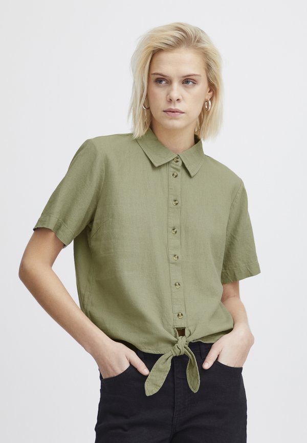 IHLINO - Button-down blouse - vetiver