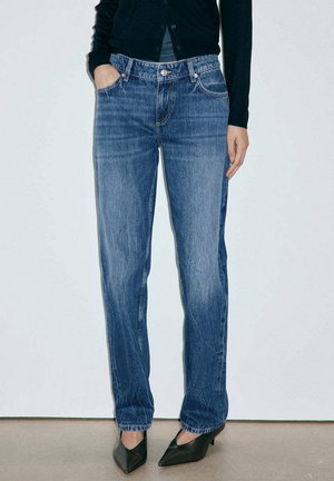 Mango, ADULT - Straight leg jeans - dark blue