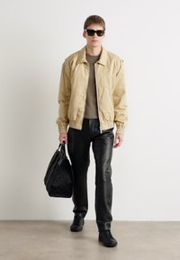 Les Deux RYDER PANTS - Δερμάτινο παντελόνι - black