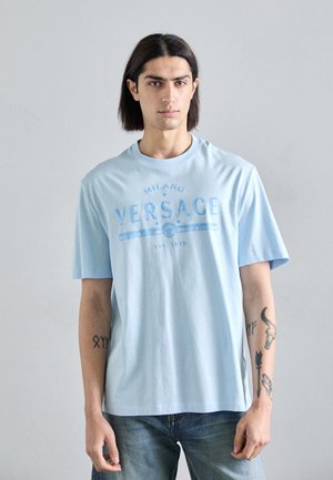 COMPACT NEVER FORGET PRINT - T-shirt imprimé - pastel blue