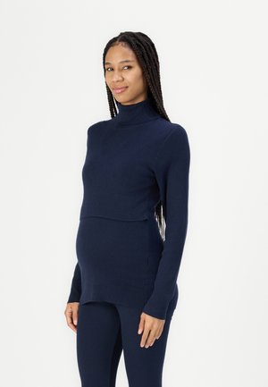 MLJACINA JUNE ROLLNECK  - Džemper - navy blazer