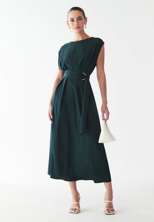 WILLA YANA MIDI - Dienas kleita - midnight emerald