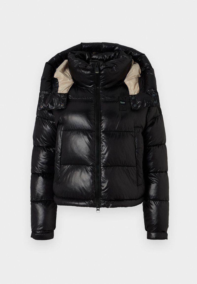Blauer Winterjas zwart Blauer Winterjas zwart