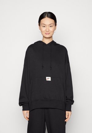 Nike Sportswear HOODIE - Hoodie - black/white