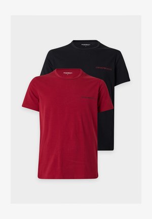 Emporio Armani, CREW NECK 2 PACK - Φανέλα - rhubarb/black
