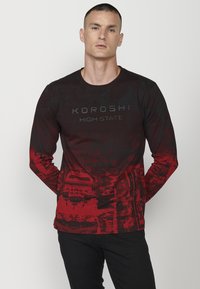 Koroshi Top s dlhým rukávom - rojo   red