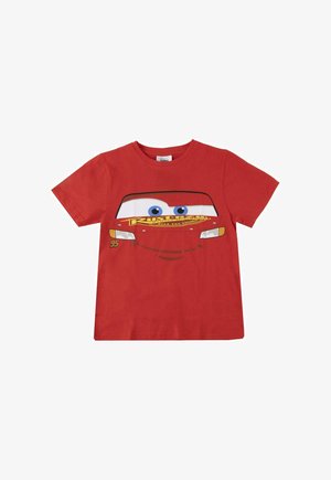 Fabelkids, JUNGEN T-SHIRT MIT CARS DISNEY UNISEX - Print T-shirt - rot
