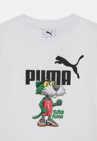Puma SUPER GRAPHIC TEE - Camiseta estampada - white
