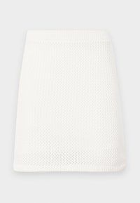 Mid Rise Crochet-Style Mini Skirt - Minigonna - jet stream