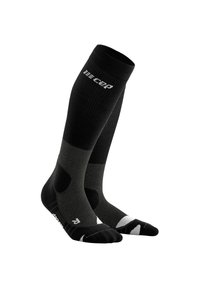 CEP HIKING MERINO COMPRESSION TALL SOCKS MEN - MADE IN GERMANY - Calzettoni - stonegrey grey