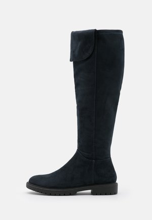Overknees - dark blue