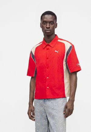 Puma, BOXY MOTO - Nööpidega pluus - for all time red