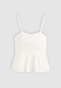 LULA EYELET TANK - Top - cloud dancer