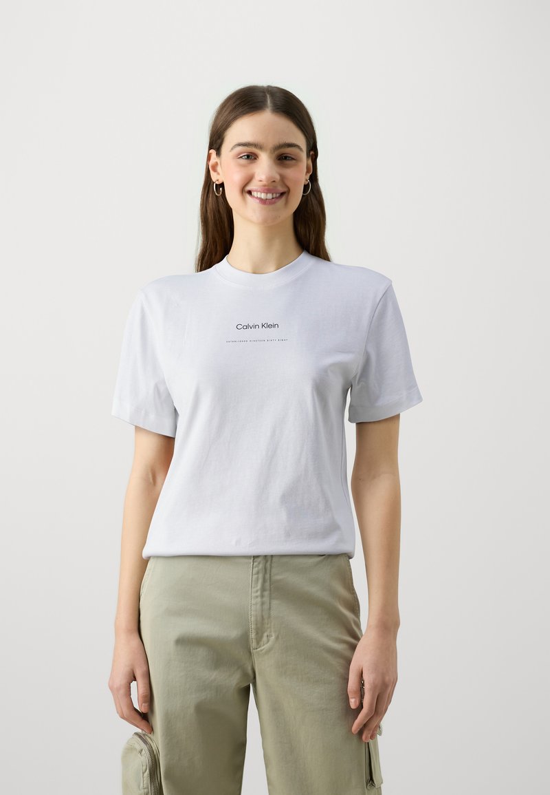 Calvin Klein MULTI LOGO REGULAR T-SHIRT - Tricou basic - bright white