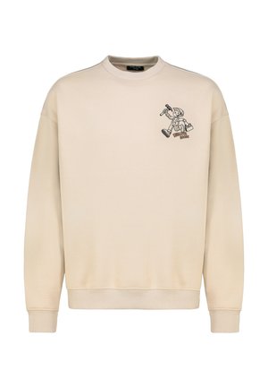 MIT WORKERPRINTS - Sweatshirt - light-beige
