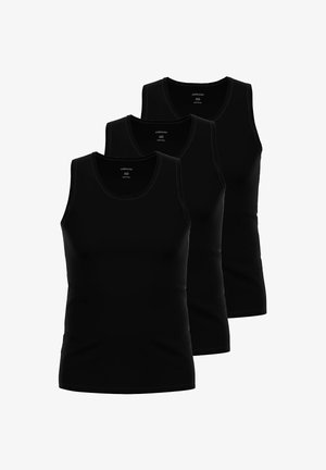 AMMANN, 3 PACK - Unterhemd/-shirt - schwarz
