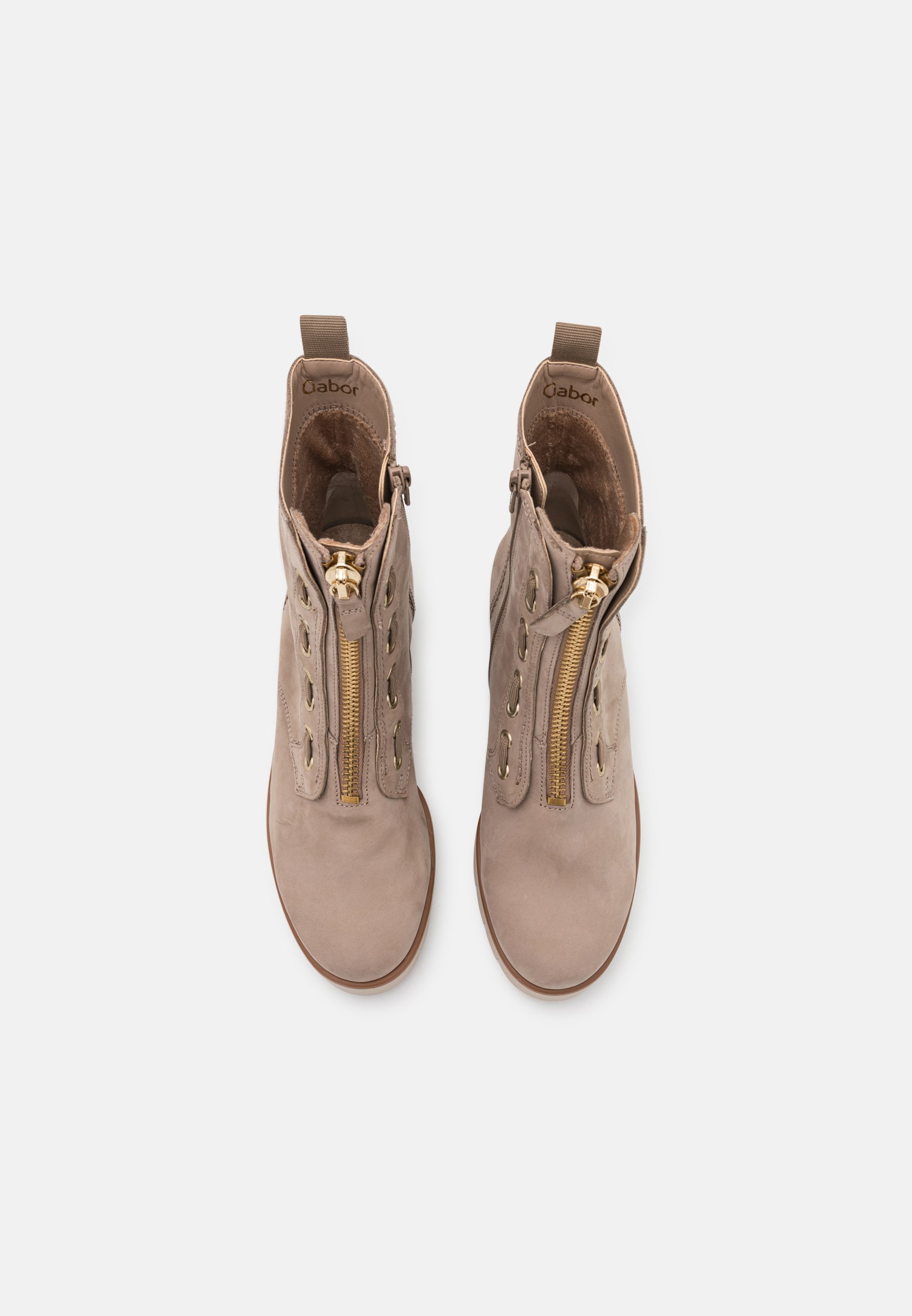 Gabor Enkellaarsjes met plateauzool - sand/beige - Zalando.nl