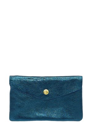 Portefeuille - bleu canard irise