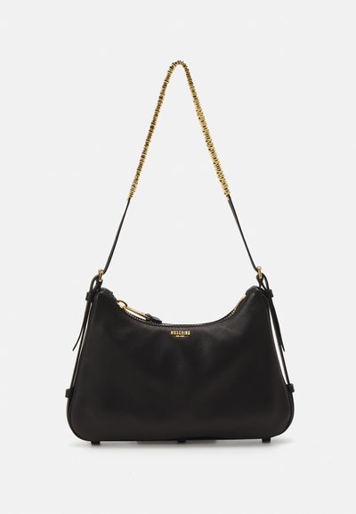 MOSCHINO MINI LETTERING - Sac à main - fantasia nero