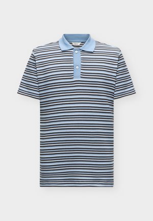 Selected, SLMJASPER STRIPE - Poloshirt - egret/blissful blue/delicioso