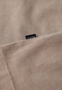 Superdry & Co OVERDYED LOGO - T-Shirt basic - deep beige slub
