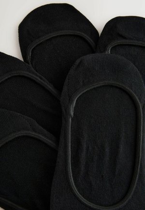 Next, LOW CUT INVISIBLE FOOTSIE 7 PACK - Nízke ponožky - black
