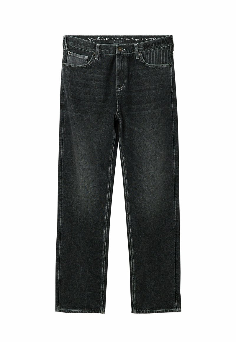 Desigual Straight leg jeans zwart