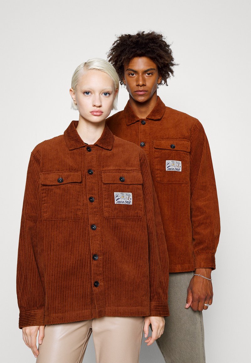 Santa Cruz BEACH BUM OVERSHIRT UNISEX Light jacket copper Zalando.de