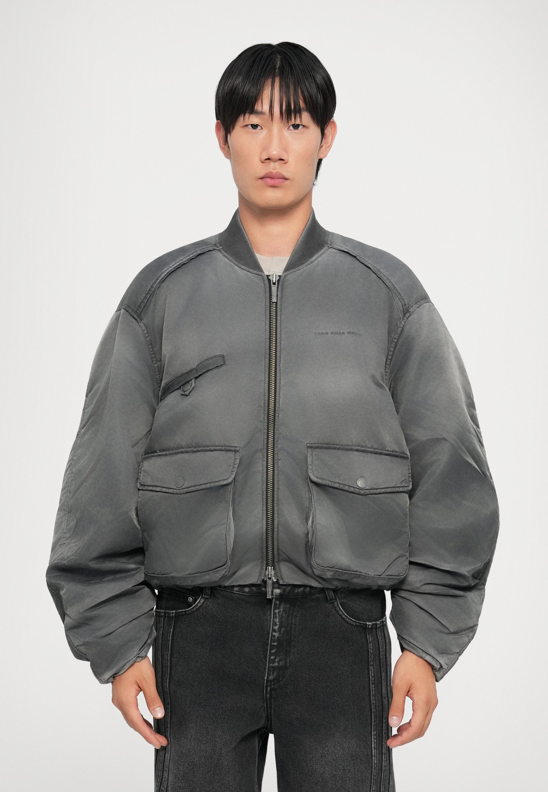 Feng Chen Wang Bomber Jacket - dark grey/grey - Zalando.co.uk